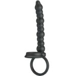 PRETTY LOVE - DILLION ANELLO PER IL PENE A DOPPIA PENETRAZIONE NERO - immagine 2