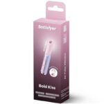 SATISFYER - STIMOLATORE CLITORIDEO BOLD KISS WAVE ROSA / VIOLA - immagine 2