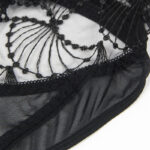 SUBBLIME - 955212 BODY TRASPARENTE CON PIZZO NERO CAVATO S/M - immagine 7