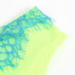 SUBBLIME - 955311 COMPLETO REGGISENO CON PIZZO E LINEE GIARRETRICI VERDE E BLU S/M - immagine 9