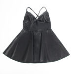 SUBBLIME - 955373 ABITO CON SPALLINE IN PELLE NERA S/M - immagine 7
