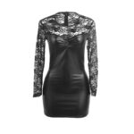 SUBBLIME - 955595 ABITO MANICA LUNGA CON PIZZO NERO S/M - immagine 4
