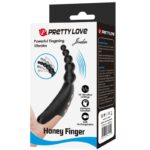 PRETTY LOVE - VIBRATORE DA DITA JORDIN 10 VIBRAZIONI NERO - immagine 10
