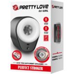 PRETTY LOVE - DJ GIRL MASTURBATORE MASCHILE CON VIBRAZIONE 5 IMPOSTAZIONI NEGRO - immagine 11