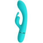 PRETTY LOVE - SCOCCO VIBRATORE CONIGLIO TURCHESE - immagine 2