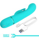 PRETTY LOVE - SCOCCO VIBRATORE CONIGLIO TURCHESE - immagine 10