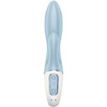 SATISFYER - AIR PUMP BUNNY 1 VIBRATORE GONFIABILE CONIGLIO BLU - immagine 3