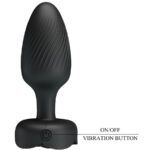 PRETTY LOVE - OSBORN PLUG ANALE CON LUCE LED NERO 9,8 CM - immagine 8