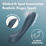 SATISFYER - G-SPOT WAVE 4 VIBRATORE PROGRAMMA 12 VIBRAZIONI GRIGIO SCURO - immagine 6
