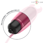 INTENSE - PROIETTILE VIBRANTE SCARLATTO RED DEMON 9,3 X 2,4 CM - immagine 6