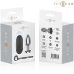 INTENSE - PLUG ANALE 10 VIBRAZIONI METALLO CON TELECOMANDO S - immagine 8