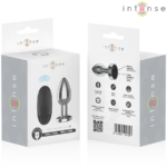 INTENSE - PLUG ANALE 10 VIBRAZIONI METALLO CON TELECOMANDO M - immagine 8