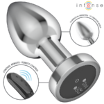 INTENSE - PLUG ANALE 10 VIBRAZIONI METALLO CON TELECOMANDO M - immagine 3