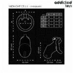 ADDICTED TOYS LOCKED - MINDNIGHT CELL GABBIA PER PENE TAGLIA L - immagine 5