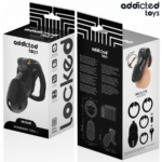 ADDICTED TOYS LOCKED - MINDNIGHT CELL GABBIA PER PENE TAGLIA L - immagine 6