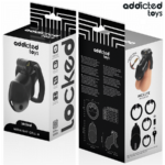ADDICTED TOYS LOCKED - MINDNIGHT CELL GABBIA PER PENE TAGLIA M - immagine 6