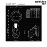 ADDICTED TOYS LOCKED - GABBIA PER PENE SIGILLATA CRYPT 8 CM - immagine 5