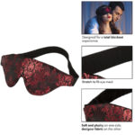 CALEXOTICS - SCANDAL MASCHERA OCCHI OPACA CON DETTAGLI ROSSI - immagine 3
