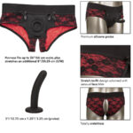 CALEXOTICS - SCANDAL SET DE BRAGUITAS SIN ENTREPIERNAS CON DIDLO TALLA S/M - immagine 6