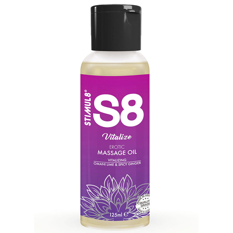 img_208736_adccad93b068b7bf16f1fcd25c2fcd37_1.jpg STIMUL8 - S8 VITALIZE OLIO DA MASSAGGIO AL LIME 125 ML - immagine 1