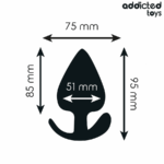 ADDICTED TOYS - TAPPO ANALE TAGLIA XL 9.5 CM - immagine 4