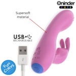 ONINDER CUTE - VIBRATORE CONIGLIETTO D'AMORE PER PUNTO G E CLITORIDE - APP GRATUITA IN TUTTO IL MONDO - immagine 6