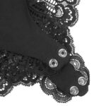 SUBBLIME - ORSACCHIOTTO CON DETTAGLI IN PIZZO FLOREALE NERO S/M - immagine 17