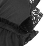 SUBBLIME - ORSACCHIOTTO CON DETTAGLI IN PIZZO FLOREALE NERO L/XL - immagine 14
