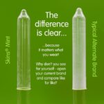 SKINS - PRESERVATIVI PREMIUM ALLA MENTA CONFEZIONE DA 4 - immagine 3