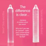 SKINS - DOTS & RIBS PREMIUM CONDOMS CONFEZIONE DA 4 - immagine 3