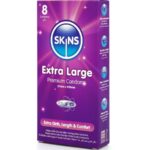 SKINS - PRESERVATIVI EXTRA LARGE PREMIUM CONFEZIONE DA 8 - immagine 2