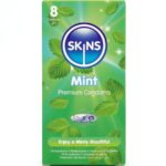 SKINS - PRESERVATIVI PREMIUM ALLA MENTA CONFEZIONE DA 8