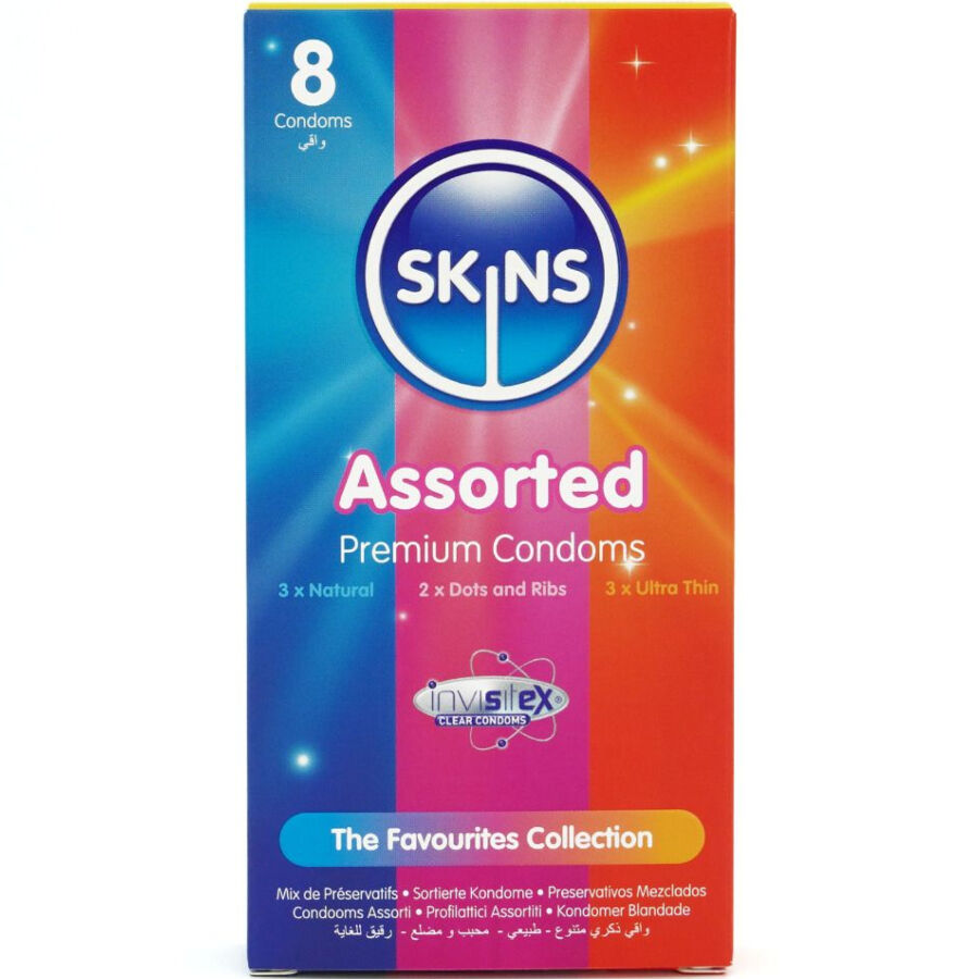 img_213488_fedd1861cb8be68e7c0601963c8d1d54_1.jpg SKINS - CONFEZIONE ASSORTITA DI 8 PRESERVATIVI PREMIUM - immagine 1