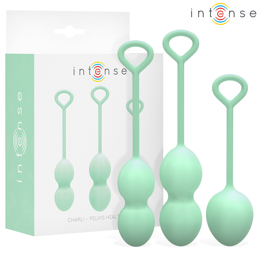 img_213612_09ce73e46207a38ca9d006f3b90913f0_1.png INTENSE - KIT PALLINE KEGEL CHARLI VERDE CHIARO - immagine 1