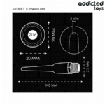 ADDICTED TOYS - PULITORE ANALE CON ADATTATORE UNIVERSALE MODELLO 1 - immagine 5
