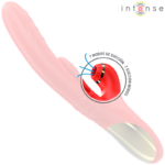 INTENSE - KAROL VIBRATORE MULTIFUNZIONE SPINTA E STIMOLAZIONE E ONDE STIMOLANTI ROSSO - immagine 3