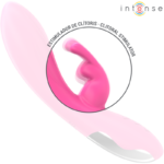 INTENSE - VIBRATORE RANDALL RABBIT 10 VIBRAZIONI ROSA - immagine 5
