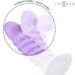 INTENSE - BRENDA VIBRATORE TAGLIA M DESIGN A SPIRALE 10 VIBRAZIONI TELECOMANDO VIOLA - immagine 7