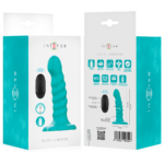 INTENSE - VIBRATORE BUFFY TAGLIA S DESIGN A SPIRALE 10 VIBRAZIONI TELECOMANDO BLU - immagine 8