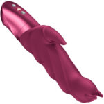 FUN FACTORY - VIBRATORE CONIGLIO DARLING DEVIL ROSSO VINO