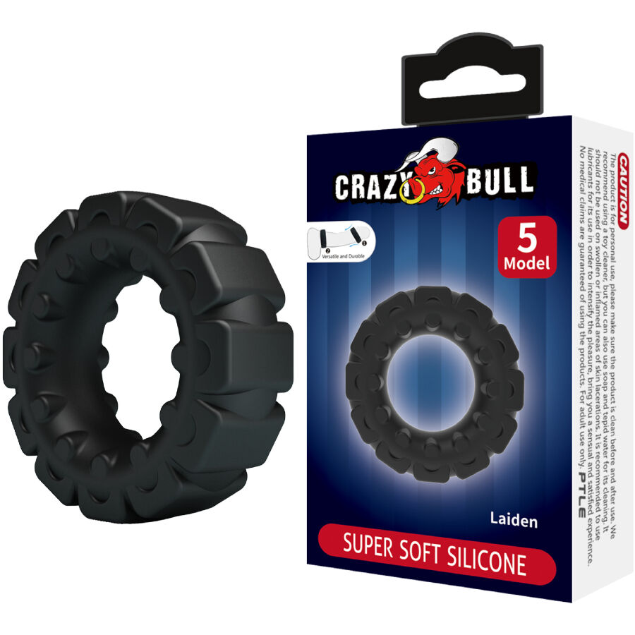 img_215179_6af1cd045e733b0dd6e0b77d925f4e63_1.jpg CRAZY BULL - ANELLO IN SILICONE LAIDEN MODELLO 5 - immagine 1