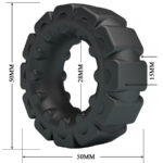 CRAZY BULL - ANELLO IN SILICONE LAIDEN MODELLO 5 - immagine 6