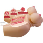 CRAZY BULL - GRACE TORSO FEMMINILE REALISTICO VAGINA E ANALE 7,5 KG - immagine 6