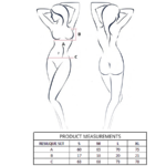 PASSION - RESILQUE REGGISENO + PERIZOMA BIANCO S/M - immagine 4