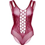 LEG AVENUE - 81641X BODY SENZA CUCITURE BORDEAUX TAGLIA 1X/2X - immagine 6