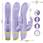 INTENSE - STIMOLATORE E VIBRATORE A SPINTA HELEN RABBIT - immagine 5