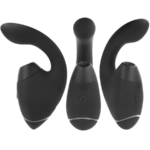 WOMANIZER - DUO NEXT STIMOLATORE DOPPIO CLITORIDEO E PUNTO G NERO - immagine 2