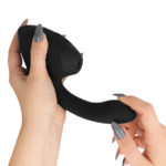 WOMANIZER - DUO NEXT STIMOLATORE DOPPIO CLITORIDEO E PUNTO G NERO - immagine 4
