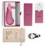 WOMANIZER - VIBE LAY-ON VIBRATORE SILENZIOSO ROSA SCURO - immagine 6