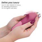 WOMANIZER - VIBE LAY-ON VIBRATORE SILENZIOSO ROSA SCURO - immagine 3